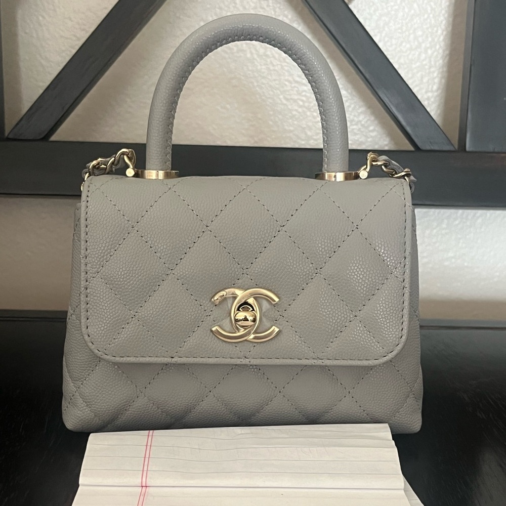 NOT AVAILABLE Brand New Chanel Nano Coco Handle 24k Season